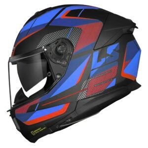 Capacete LS2 Stream II FF808 Road matte titanium red