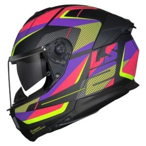 Capacete LS2 Stream II FF808 Road matte black pink
