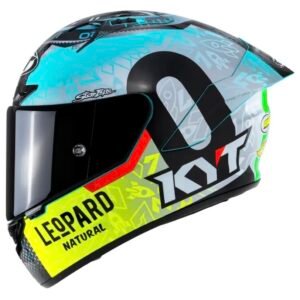 Capacete KYT NZ Race Tricomposto Leopard Misano