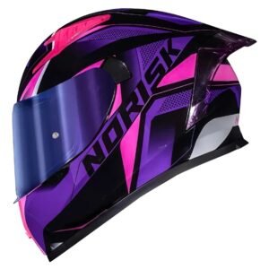 Capacete Norisk Flow Pulse purple pink