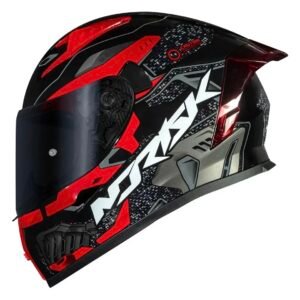 Capacete Norisk Flow Robot black red