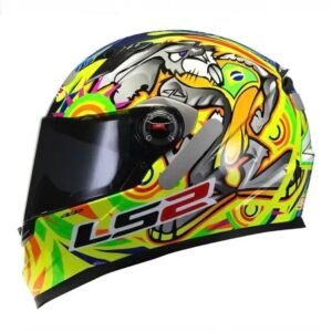 Capacete LS2 FF358 Alex Barros amarelo