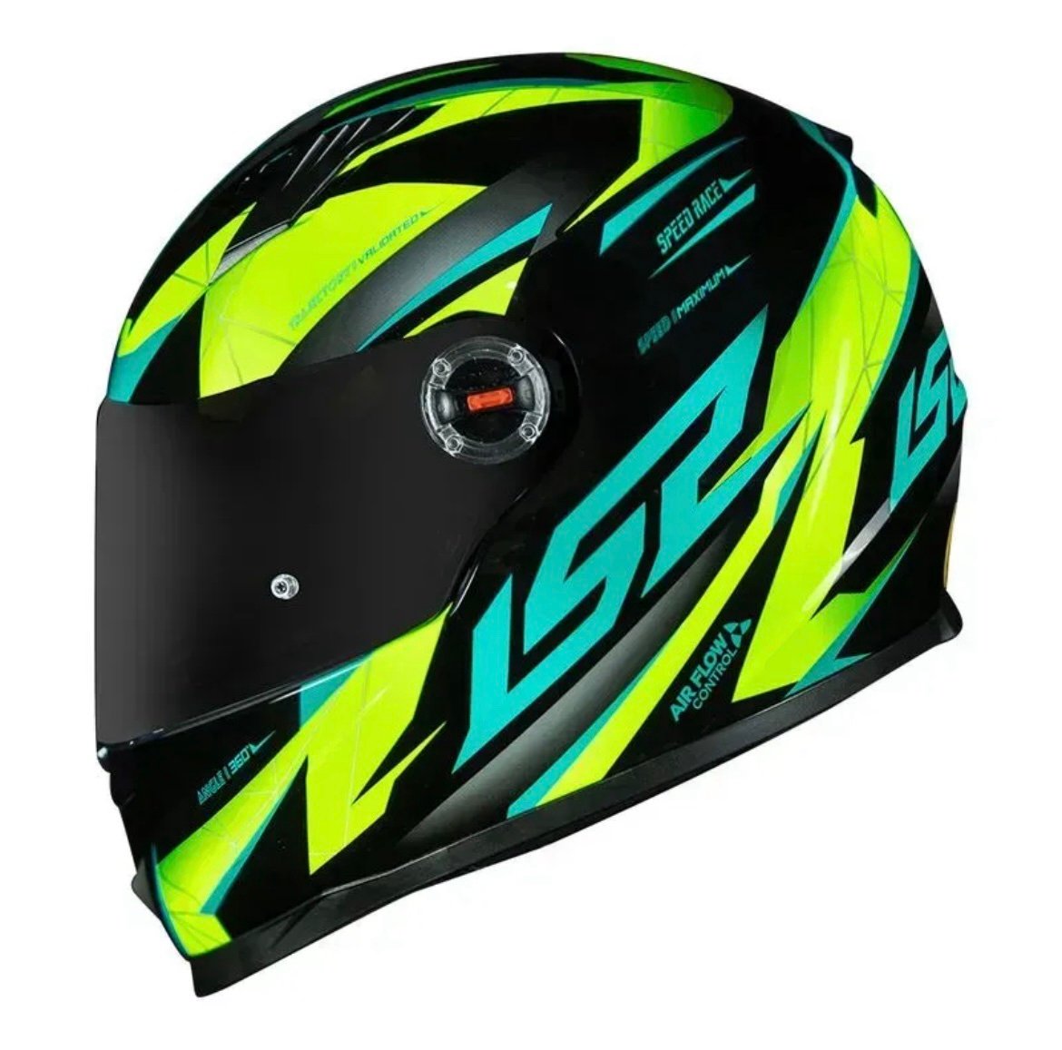 Capacete LS2 FF358 Draze black yellow green