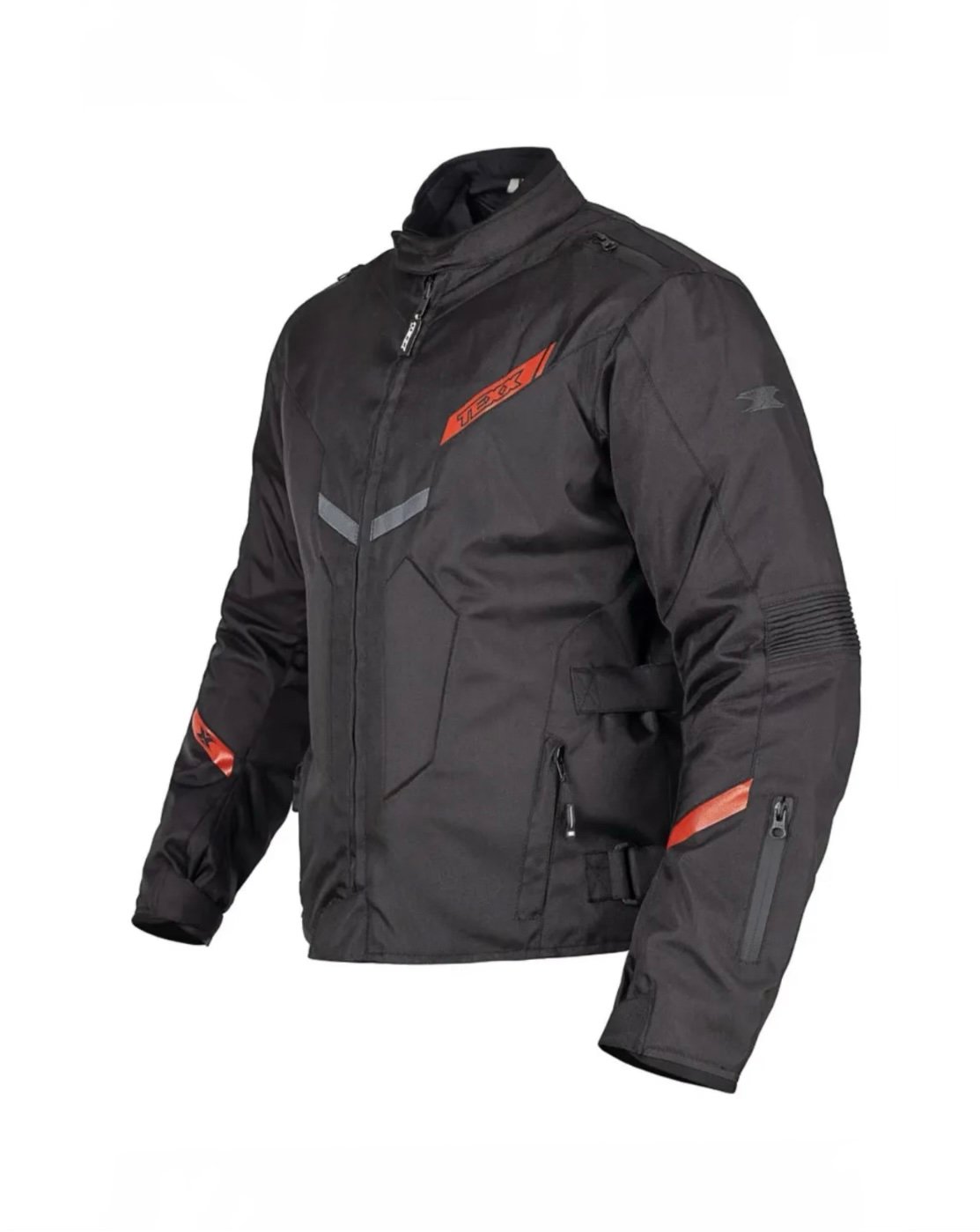 Jaqueta Texx New Strike V3 masculina preta e vermelha