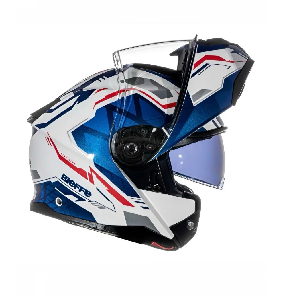 Capacete Bieffe B-Dynamic Attractie braco e azul