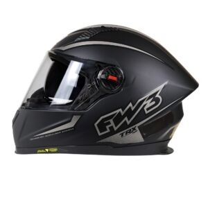 Capacete FW3 TRX Air preto e grafite