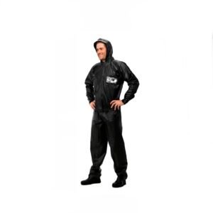Conjunto de chuva Pantaneiro masculino em PVC com capuz