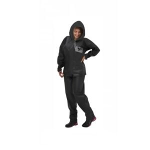 Conjunto de chuva Pantaneiro feminino em PVC com capuz