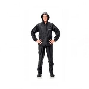 Conjunto de chuva Pantaneiro masculino em nylon com capuz