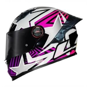 Capacete LS2 FF358 Estellar black purple pink