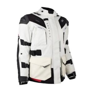 Jaqueta Texx Nomade Lady branca azul e preta